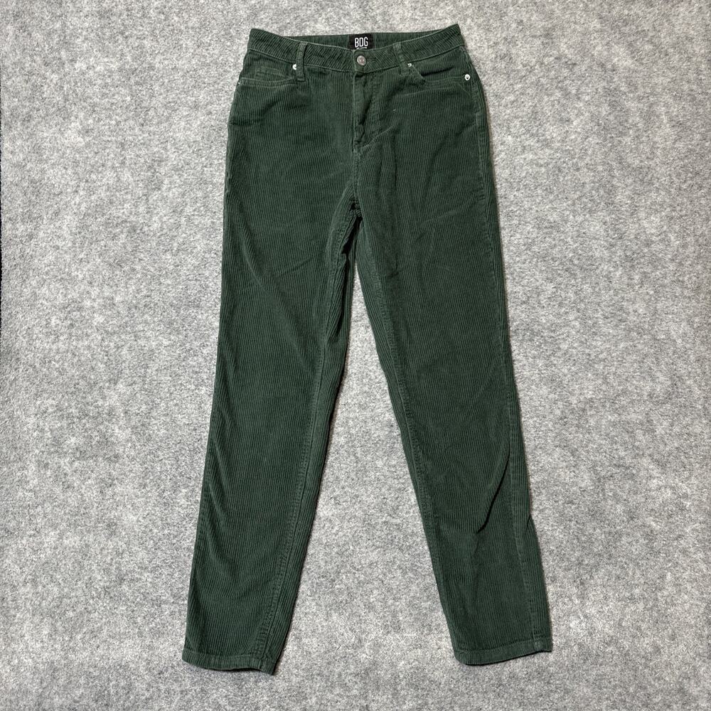 BDG Urban Outfitters Women's Corduroy High Rise Mom Jeans Size 25 Green Denim‎